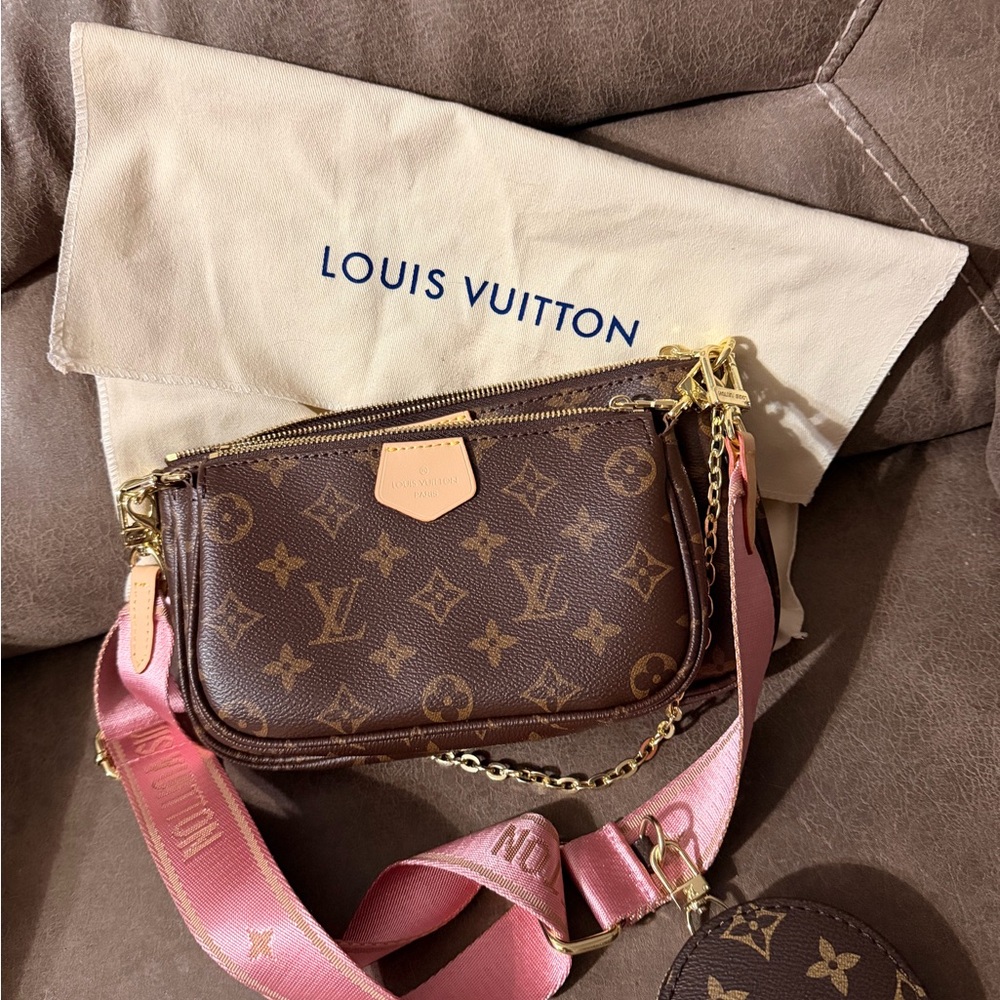 Louis Vuitton Brown Monogram Crossbody Bag